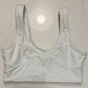 Varley Elegant White Sports Bra